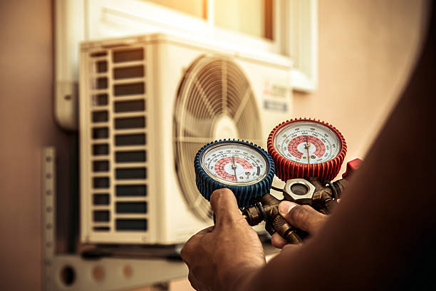 Professional Ductwork Repair technician working in Beverly, MA